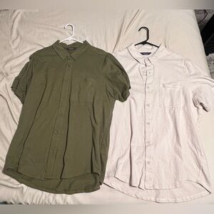 2 Alpine Design Short Sleeve Button Downs